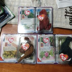 New TY Beanie Babies Dinosaur lot McDonald's